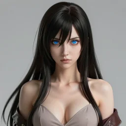 mikasa ackerman, winds of winter, au naturel, blue eyes, hyper detailed, digital art, trending in artstation, cinematic lighting, studio quality, smooth render, unreal engine 5 rendered, octane rendered, concept art, smooth, sharp focus, illustration, art by artgerm and greg rutkowski and alphonse mucha and ian sprigger and wlop and krenz cushart