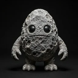 rock creature, black background