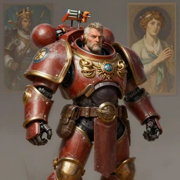 doctor ivo robotnik as warhammer 4 0 k character, highly detailed, digital painting, artstation, sharp focus, illustration, art by tan zi and ayanamikodon and alphonse mucha and wlop