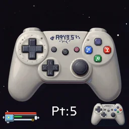 A screenshot of No Man's Sky with PS1 aesthetics