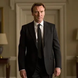 Liam Neeson as James Bond, film still from Skyfall (2012)