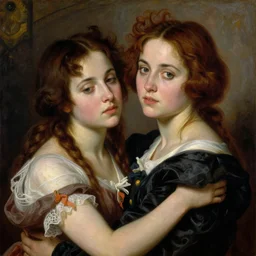 a beautiful painting of young gillian anderson by juan luna, pre-raphaelite, detailed, trending on artstation, hd, masterpiece