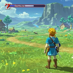 legend of zelda ocarina of time screenshot, the ghetto of hyrule, n 6 4 screenshot