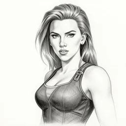 scarlett johansson as she hulk in afro samurai anime style pencil and ink manga, full body action pose, dramatic lighting in a post apocalyptic wasteland