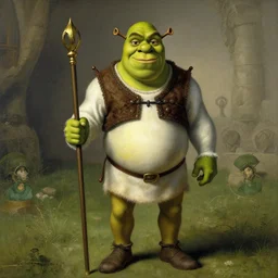 The duke Shrek, artwork by Georges de La Tour