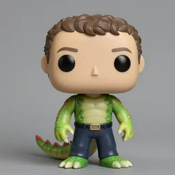 Mark Zuckerberg as a lizard funko Pop