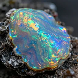 holographic texture opal colors