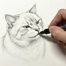 extreme emotional movement of fience animal, zen brush, use special ballpoint pen to create engravings containing millions of strokes, black and white painting like the dhammapada the battle of mara the last ten lives of the buddha seeing what is visible, in style of thawan duchanee, high quality,