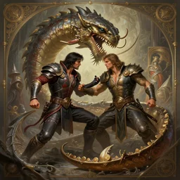 chuck norris fighting the kraken, photography of kurzgesagt, deep focus, d & d, fantasy, intricate, elegant, highly detailed, digital painting, artstation, concept art, matte, sharp focus, illustration, hearthstone, art by artgerm and greg rutkowski and alphonse mucha