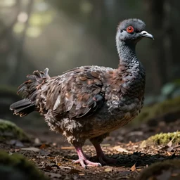 photo of a real dodo bird. dronte. pigeon like. wild life photography
