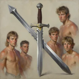 a detailed masterpiece painting of an aztec iron and golf serrated sword, weapon, by tyler edlin, noah bradley, john j. park, jordan grimmer trending on artstation