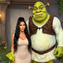 kim kardashian and shrek