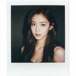 beautiful portrait superstar, beautiful polaroid photo, animal
