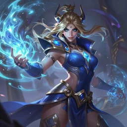 elise league of legends wild rift hero champions arcane magic digital painting bioluminance alena aenami artworks in 4 k design by lois van baarle by sung choi by john kirby artgerm style pascal blanche and magali villeneuve mage fighter assassin