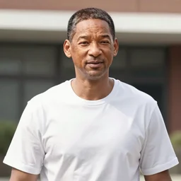 a videogame still of Will Smith in Tekken 7, 40mm lens, shallow depth of field, split lighting