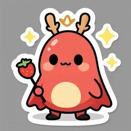 cute miss mascot volcanion volcanion volcanion food sticker art, cronobreaker, beeple game icon