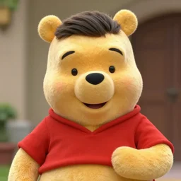 film still photo portrait of xi jinping cosplaying as winnie the pooh, winnie the pooh xi jinping, xi jinping, realistic, hyperrealistic, 8 k resolution, hd quality, very detailed, highly detailed, intricate details, real life, real world, trending on artstation, digital art, really realistic, very realistic, headshot, head in frame, photograph, portrait