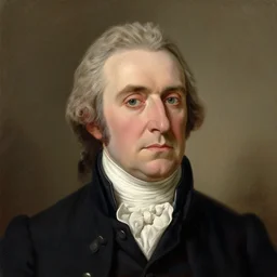 a painting of paul giamatti as william henry harrison, a character portrait by charles willson peale, reddit contest winner, american romanticism, oil on canvas, creative commons attribution, detailed painting