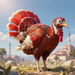 turkey taksim, ultrafine highly detailed hyper illustration, sharp focus, unreal engine highly rendered, global illumination, radiant light