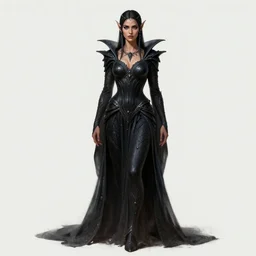 freida pinto as dark elf sorceress by alan lee, full body, intricate, highly detailed, digital painting, artstation, concept art, smooth, sharp focus, illustration, vfx