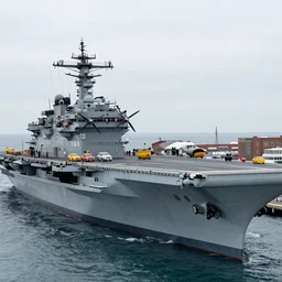 The aircraft carrier CVN-65 Enterprise at the Boston tea party, December 16th, 1773