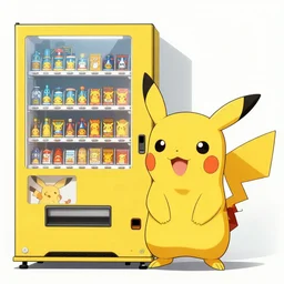 pikachu vending machine