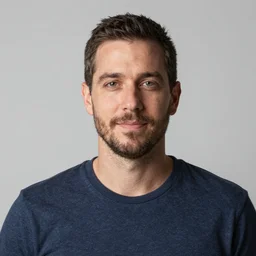 a portrait photograph of the average American man, DSLR photography