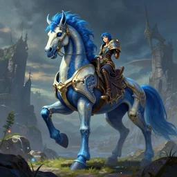 mount epic blue skeletal horse screenshot world of warcraft mounts worldboss fantasy comics that looks like it is from borderlands by jesper ejsing, by rhads, makoto shinkai alena aenami artworks in 4 k beeple, thomas kinkade heartstone league of legends dofus overwatch