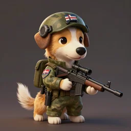 cute little anthropomorphic Borzoi dog army sniper , tiny, small,  short, Danish Special Forces outfit, cute and adorable, pretty, beautiful, DnD character art portrait, matte fantasy painting, DeviantArt Artstation, by Jason Felix by Steve Argyle by Tyler Jacobson by Peter Mohrbacher, cinematic lighting