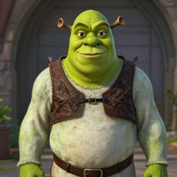 Shrek as Neo from the Matrix, early screen test. Neo, neo, neo, neo