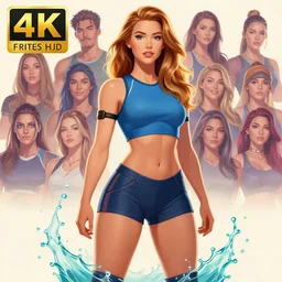 Splash art of Amber Heard from league of legends by Alex Flores, Chengwei Pan, Bo Chen, Jennifer Wuestling, 4K, UHD, High quality, Trending on Artstation HQ; Foreground : Amber Heard alone ; Background : simple color; Body : Perfectly drawned arms, tiny waist, large hips, thick thighs; Wear : SFW clothes