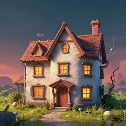 squidwards house, octane render, raytracing, 4 k, wallpaper