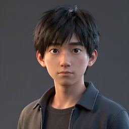 portrait character by katsushika oi, octane render, photorealistic, vray, blender