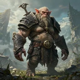 highly detailed elden ring portrait photo of a huge kobold in a scenic dystopian environment, hyperrealistic illustration by william didier - pouget