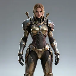 stunningly beautiful warrior queen, full body, intricate impractical female space marine armor, digital art, middle shot, cinematic lighting, studio quality, symmetrical eyes, artgerm, joshua middleton, rafael albuquerque, cyberpunk lighting, art style by kevin siembieda