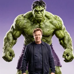 Bryan Cranston as Hulk, movie poster, realistic, stunning, 8k, highly detailed,