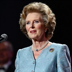 margaret thatcher on stage with queen at live aid