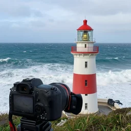 the view from the lighthouse excited even the most seasoned traveler, canon 5 d mk iv, 1 6 - 3 5 mm 2. 8 l lens at 2 0 mm, f 1 6, crashing waves