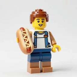 Lego hot dog professional photography