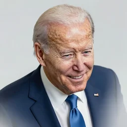 portrait of joe biden, smiling down from above turned, artstation winner by victo ngai, kilian eng and by jake parker vibrant colors, winning - award masterpiece, fantastically gaudy, aesthetic octane render, 8 k hd resolution
