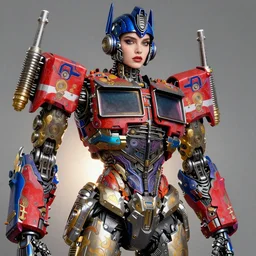 sasha grey studio portrait of legitimate kind colorful female divine mech paladin transformers absurdly beautiful, elegant, young sexy elegant woman, super fine surreal detailed facial illustration by kim jung gi, iraq nadar, intricate lines, clear focus, vivid colors, matte, octopath voyager, final fantasy, unreal engine highly rendered, global illumination, radiant light, intricate environment