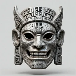 ancient biomechanical hybrid aztec fantasy human demon face mask tattoo pattern concept, teonanacatl glyph, intricate artwork by, Johnatan Wayshak, Zdizslaw Beksinski, Artgerm, H.R. Giger, very coherent artwork, cinematic, hyper realism, high detail, octane render, unreal engine, 8k, High contrast, higly detailed black ink outline, crosshatch sketch gradient