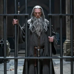photo of gandalf in jail