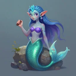 goblin mermaid, by senior concept artist, trending on artists artstation
