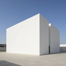 minimalist architecture by atey ghailan ( ( and edward hopper ) )