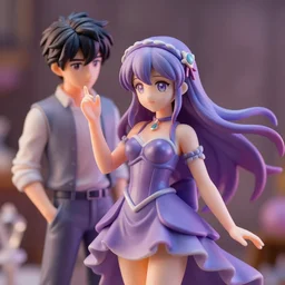 JamesJean & Loish isolated magical girl vinyl figure, figure photography, smooth sharp focus, romantic undertones, anime stylized, high detail, ethereal lighting - H 640