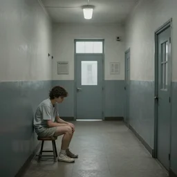 of a young mind locked away in the insane asylum afraid and alone left traumatized for life, 4 k surrealism