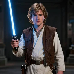 donnie darko as luke skywalker in star wars episode 6, 8k resolution, full HD, cinematic lighting, award winning, anatomically correct