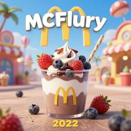 A poster for a McFlurry movie 2022, 4k, high-resolution