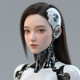 beautiful woman robot portrait by Hajime Sorayama , octane render, high detail, photorealistic, unreal engine, ray traced